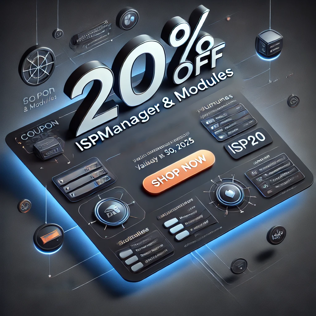 🔥 Скидка 20% на ISPmanager, модули и GlobalSign сертификаты! 🔥