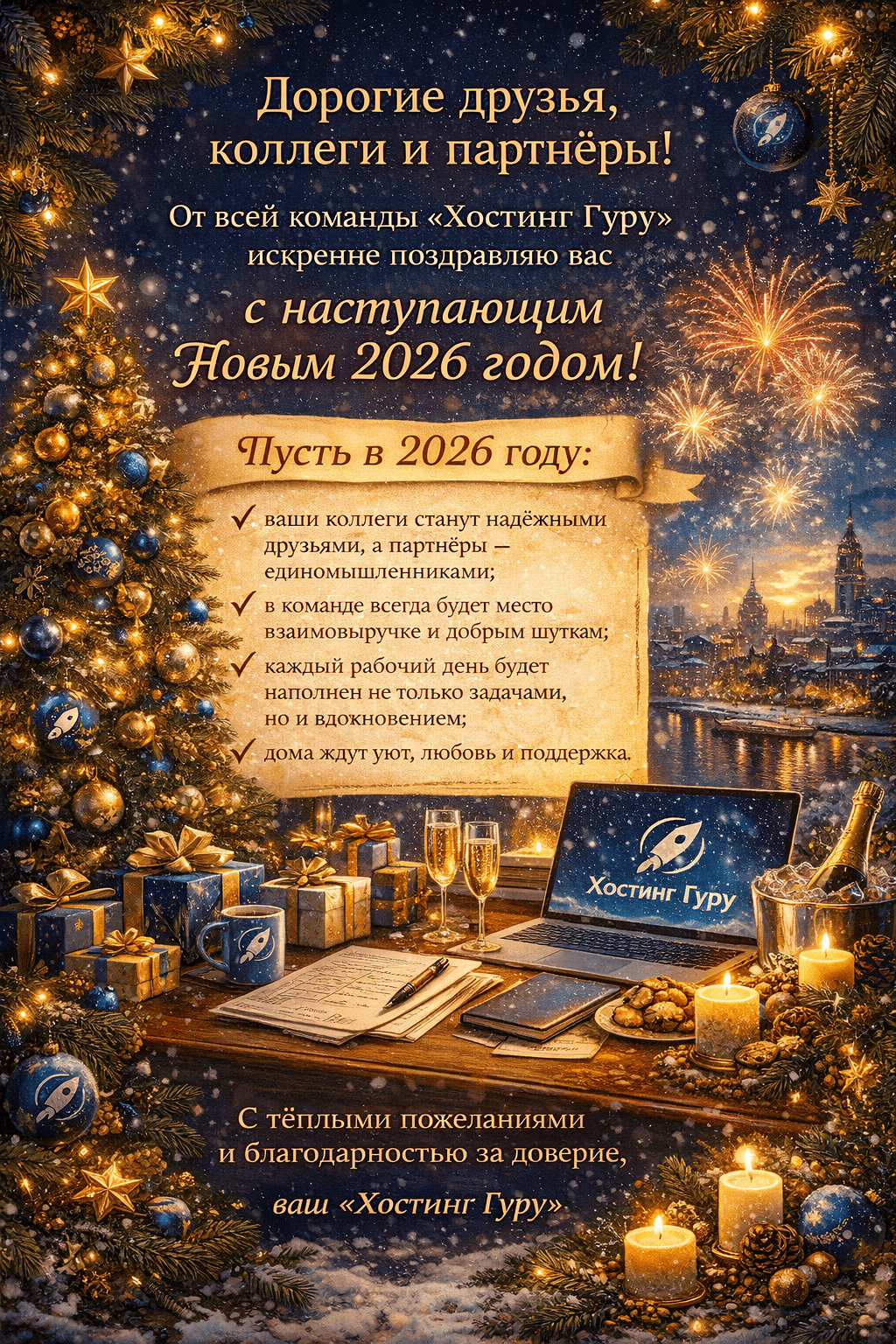 Дорогие друзья, коллеги и партнёры!