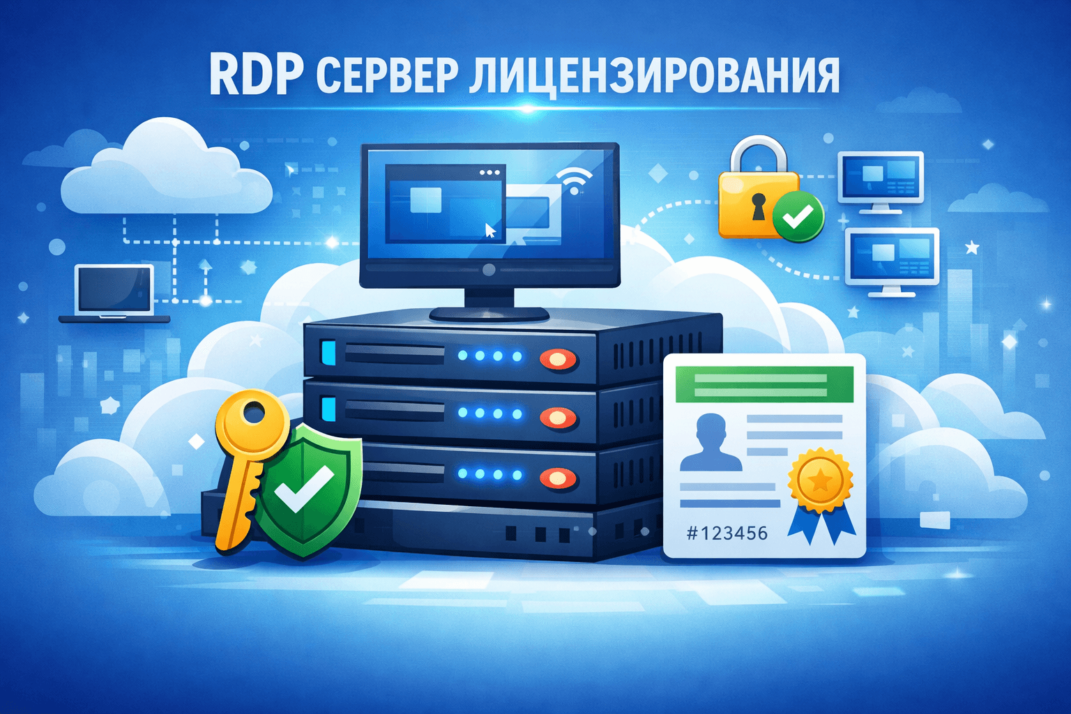 Активация и установка сервера лицензирования RDS